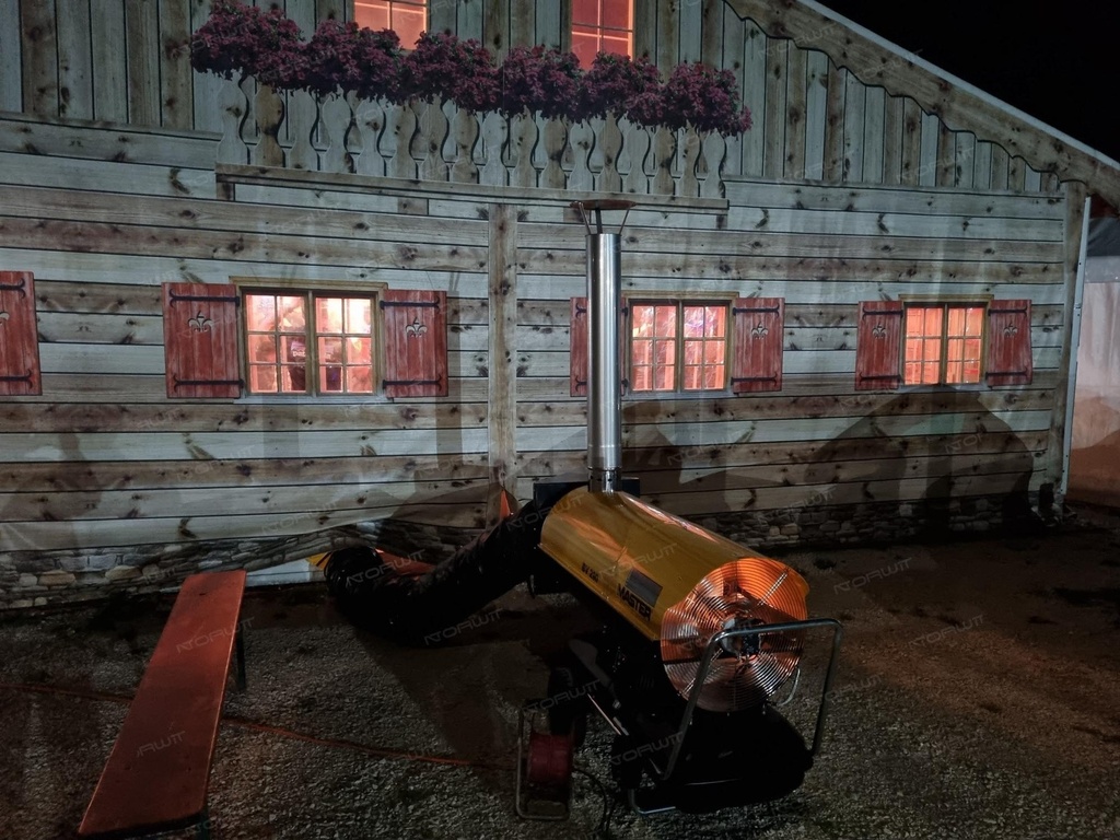 Nagrzewnica olejowa z odprowadzeniem spalin Master BV 290