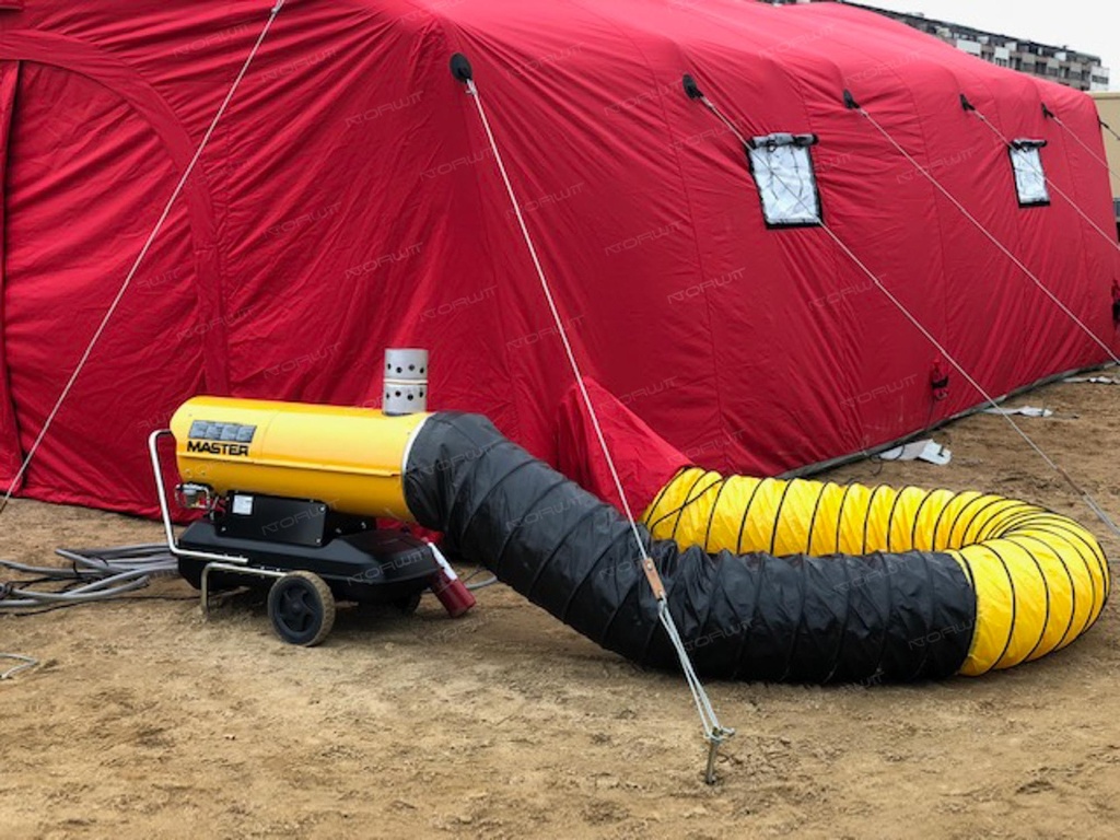 Nagrzewnica olejowa z odprowadzeniem spalin Master BV 290