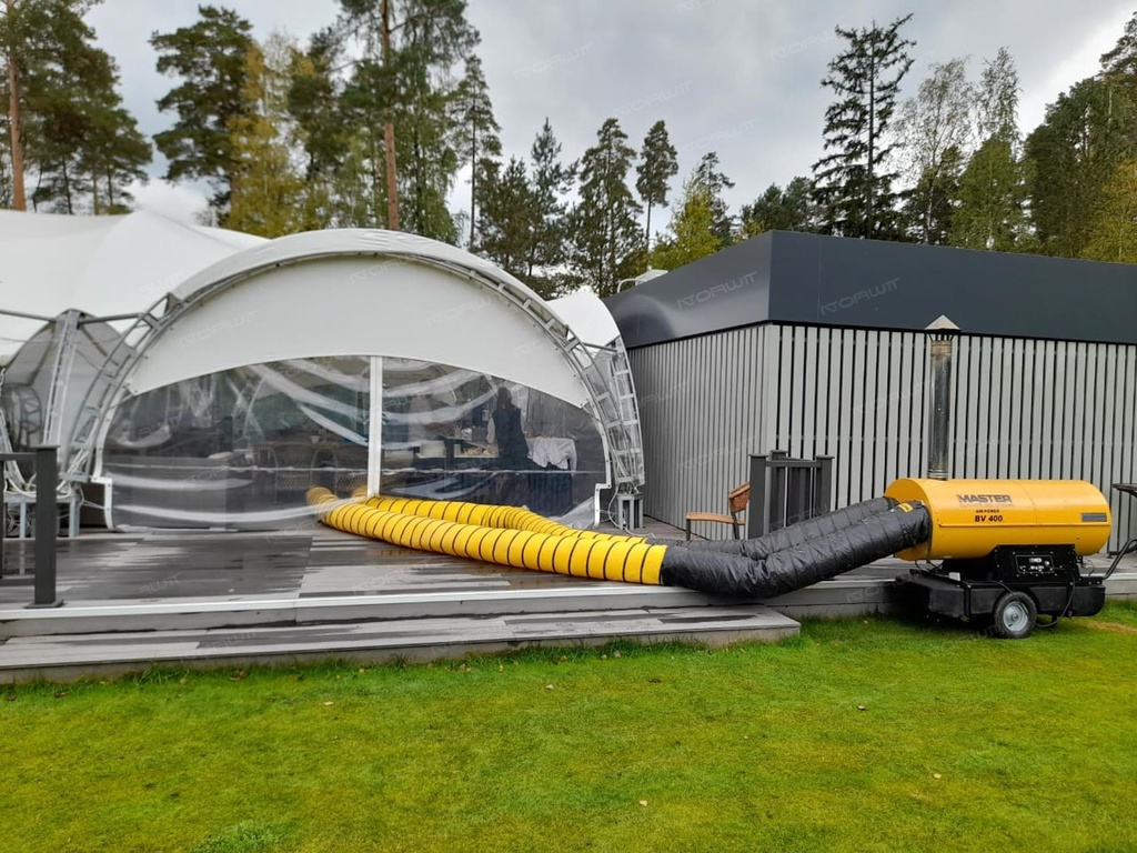 Nagrzewnica olejowa z odprowadzeniem spalin Master BV 400