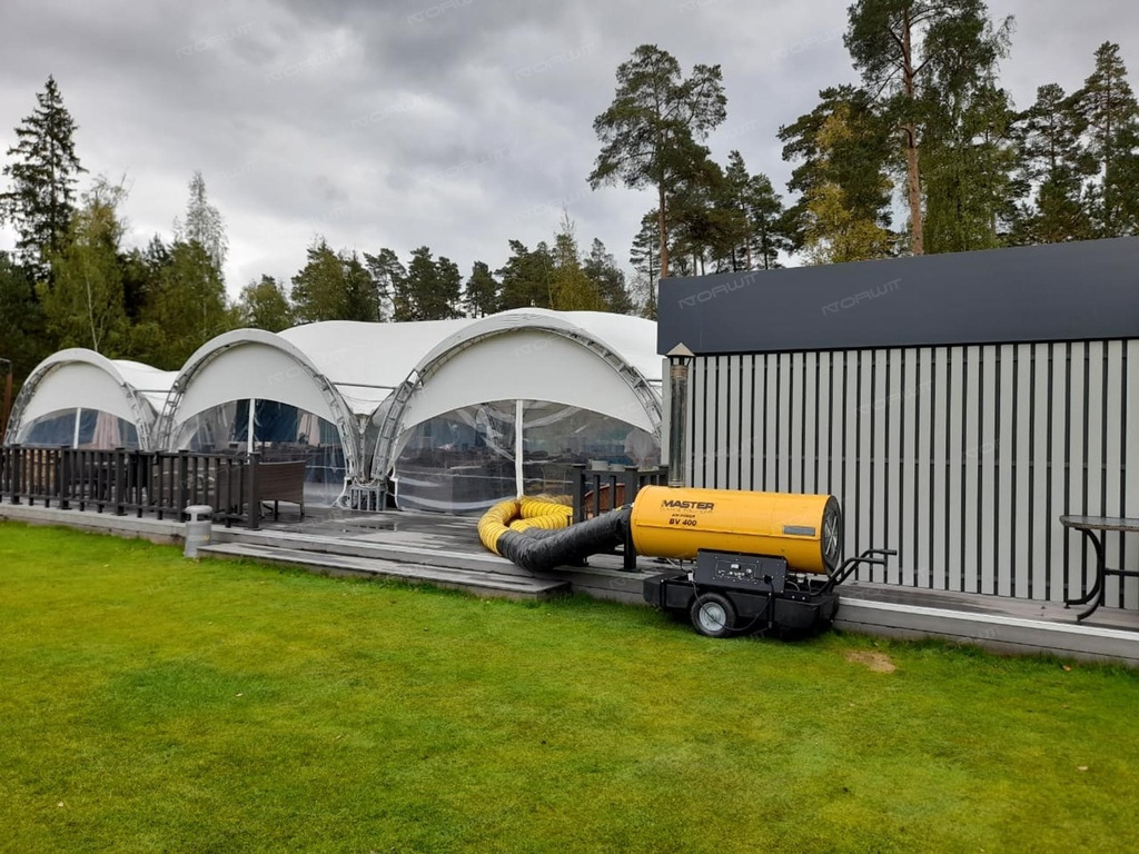 Nagrzewnica olejowa z odprowadzeniem spalin Master BV 400