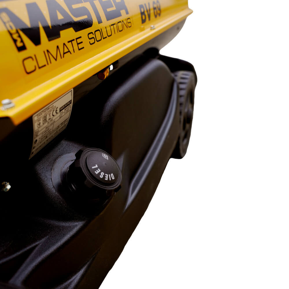 Nagrzewnica olejowa z odprowadzeniem spalin Master BV 69E