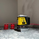 ZESTAW Laser krzyżowy Nivel System CL1R czerwony + statyw SJJM1EX  + odbiornik CLS-4 + tyczka LS24