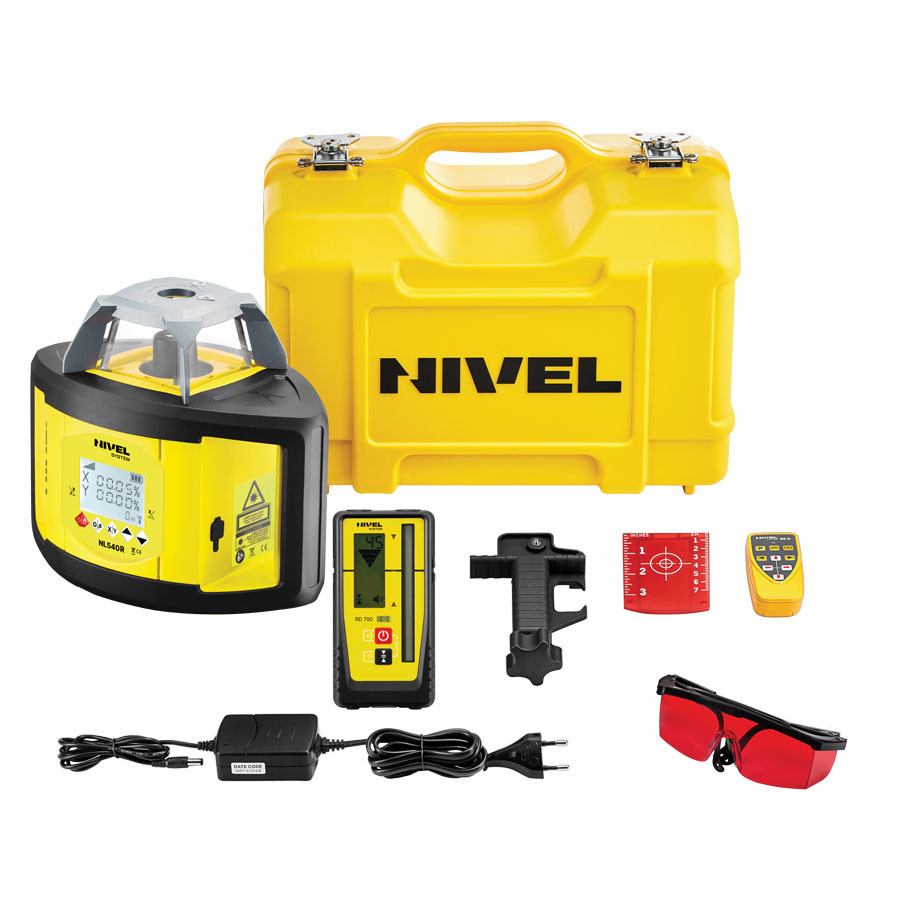 ZESTAW Niwelator laserowy Nivel System NL540R Digital + statyw SJJ1 + łata LS-24