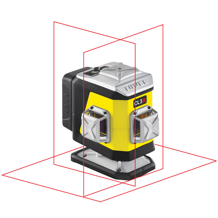 ZESTAW Laser krzyżowy Nivel System CL3R czerwony + statyw SJJM1EX