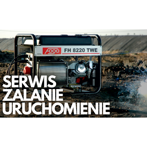 Serwis uruchomienie i zalanie agregatu