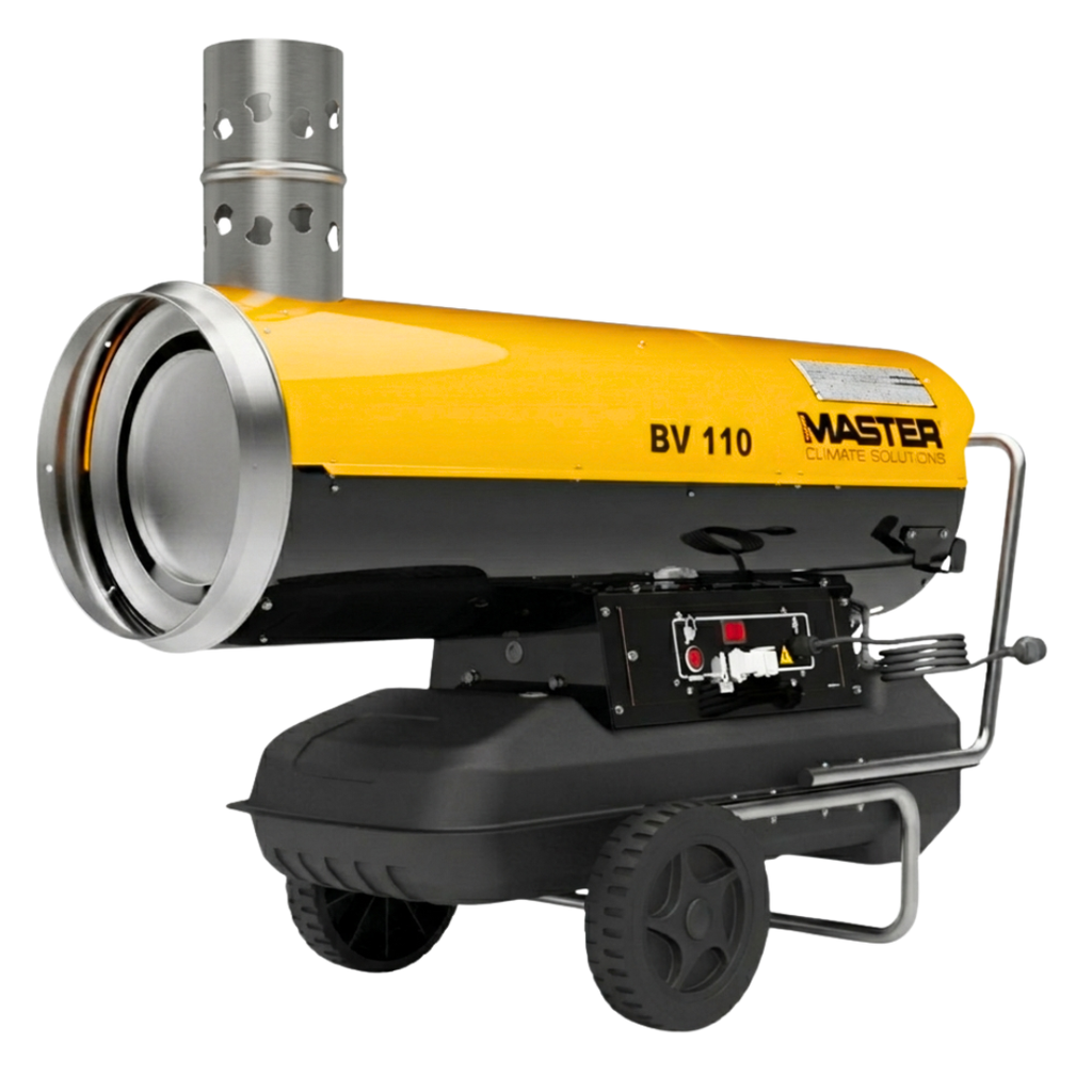 Nagrzewnica olejowa z odprowadzaniem spalin Master BV 110