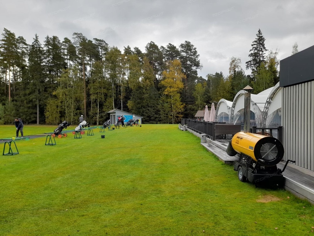 Nagrzewnica olejowa z odprowadzeniem spalin Master BV 400