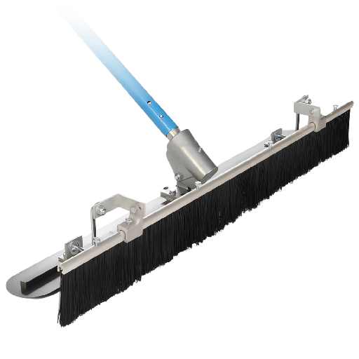 [BT750055] Listwa ze szczotką Fresno Broom Beton Trowel (0,9 m) z rurami (3 x 1,8 m)