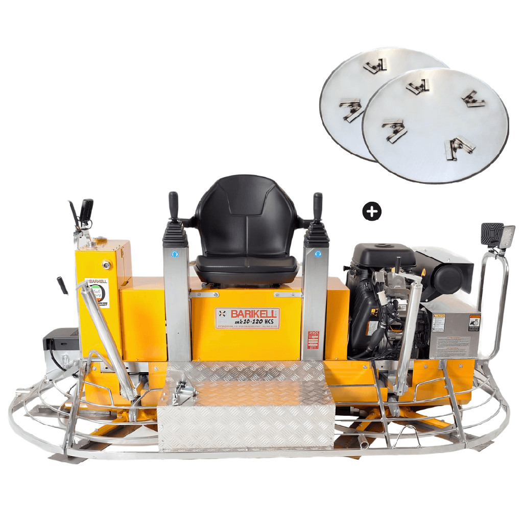 Zacieraczka spalinowa Barikell Floating Monster MK10-120 TC HCS (B&S 37 KM)